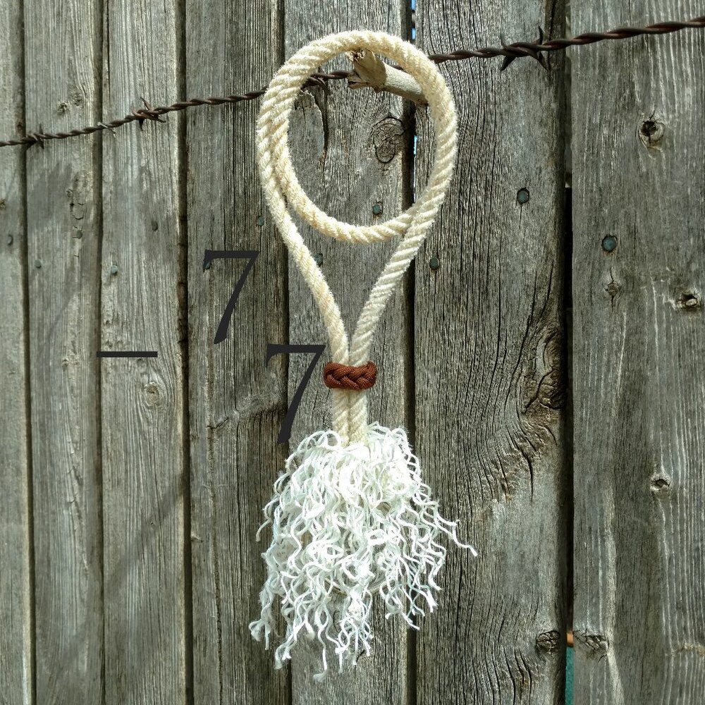 Single Ring Lariat Rope Warbridle - Bridle-less Horse Bit